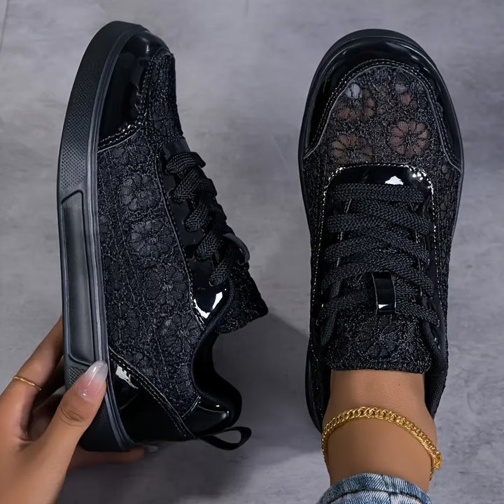 Lace | Floral Lace Sneakers