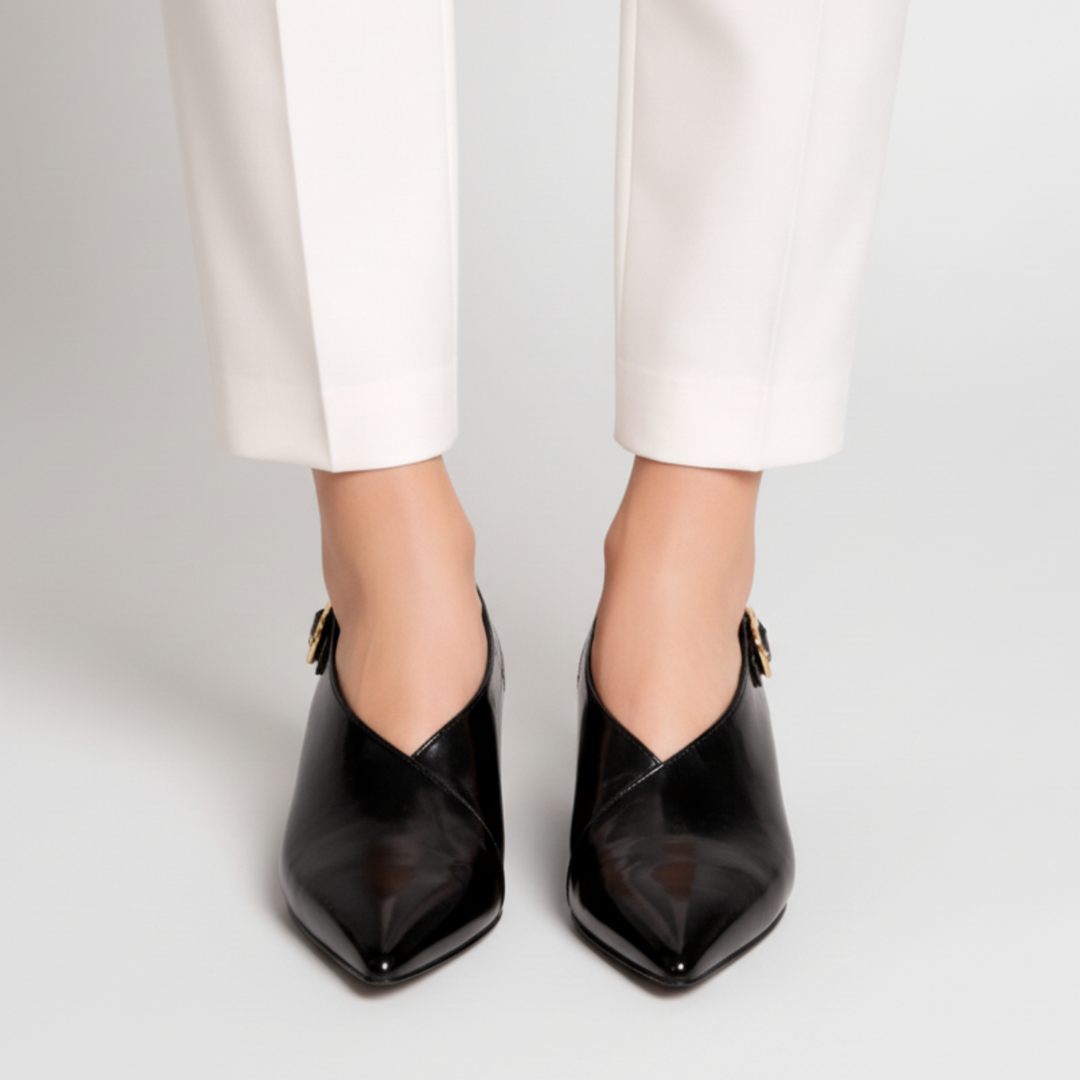 Francesca Leather Flats