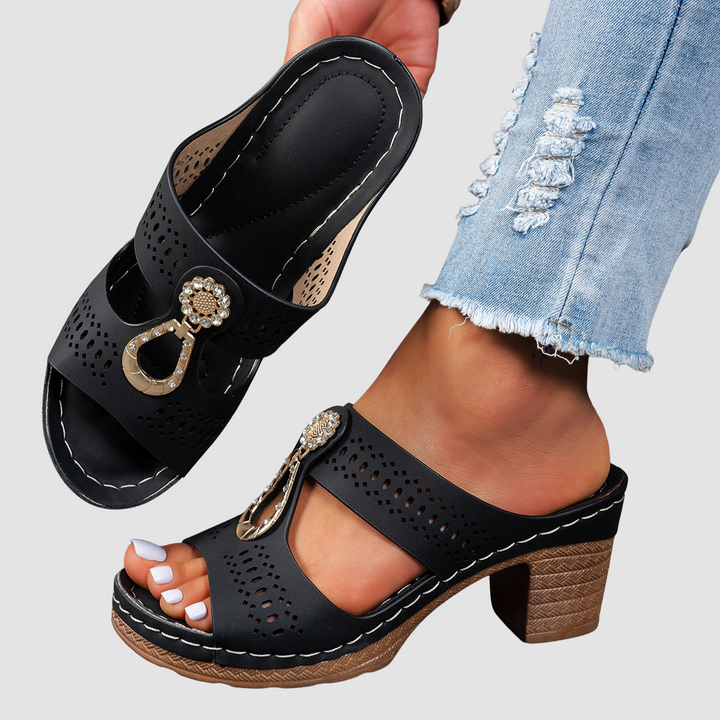 Isabella™ | Comfortable Orthopaedic Sandals with High Heel
