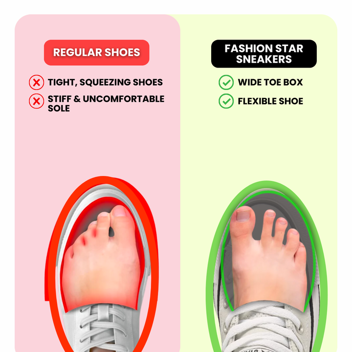 FASHION STAR™ TRENDY ORTHOPEDIC SNEAKERS