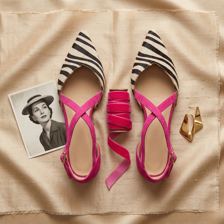 Fern - Ballet Flats with Straps