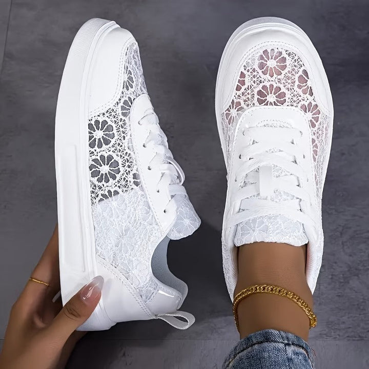 Lace | Floral Lace Sneakers