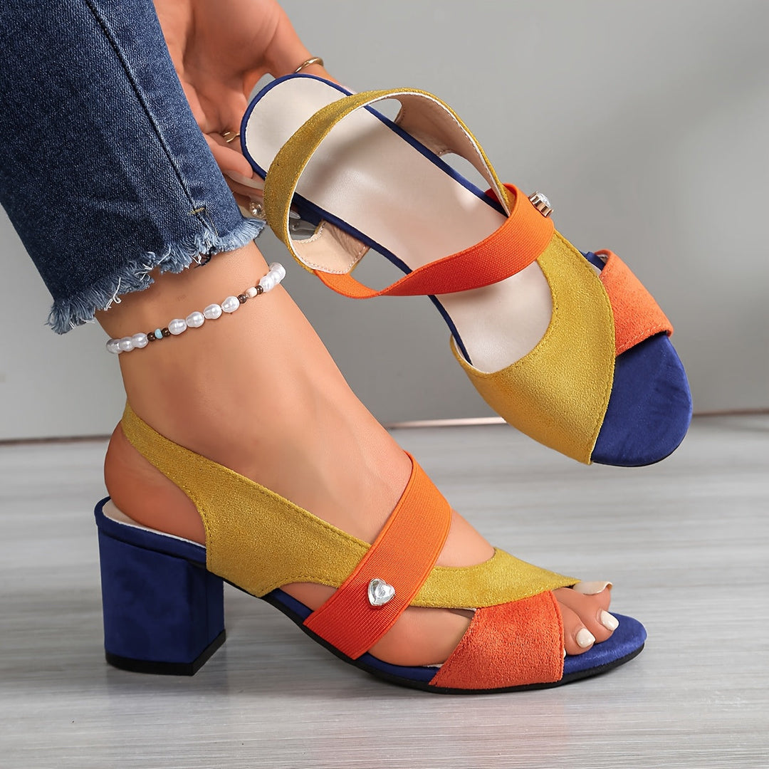 Linda | Comfortable Block Heels