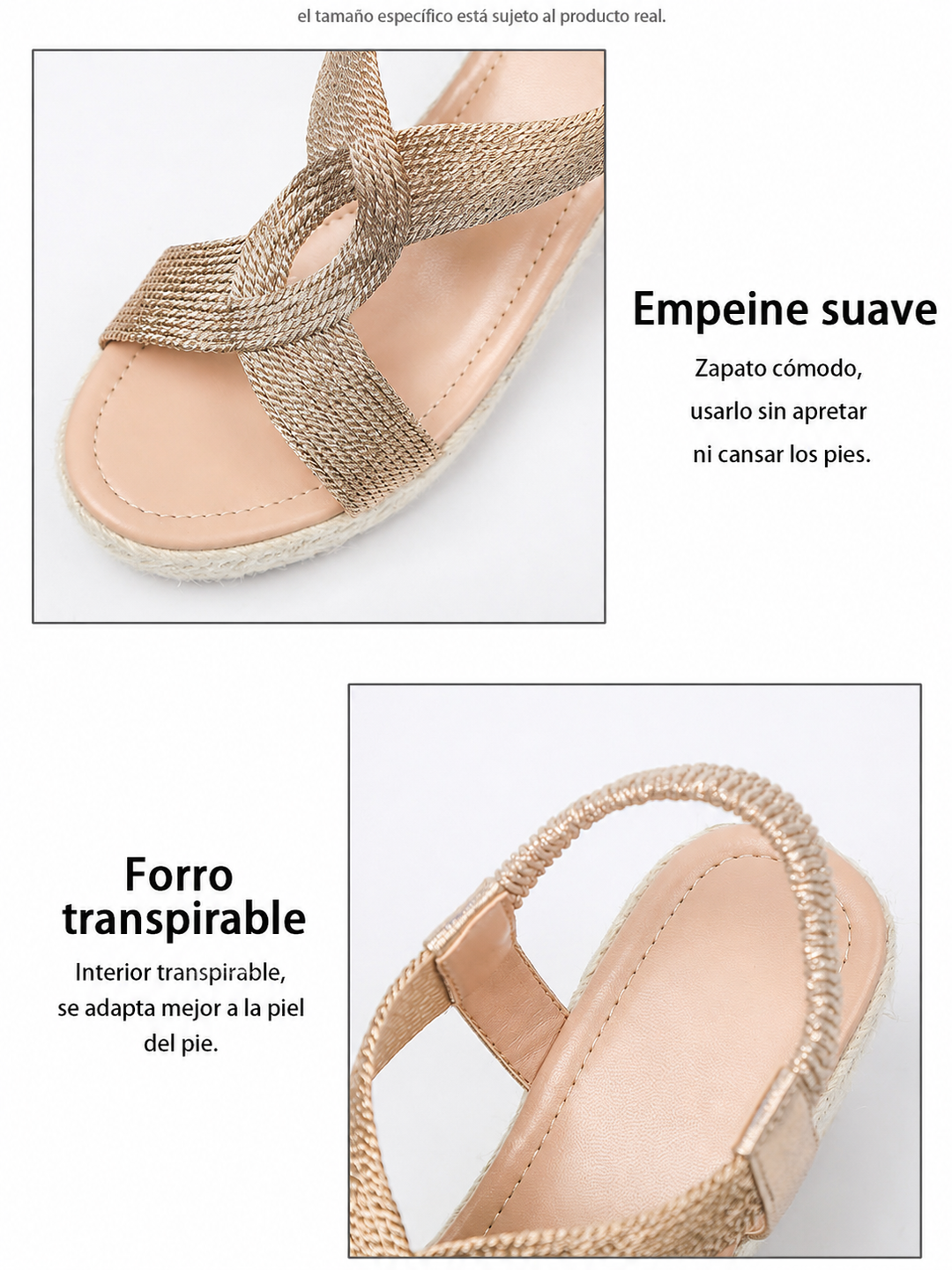 Aroa | wedge sandals with artisanal braiding