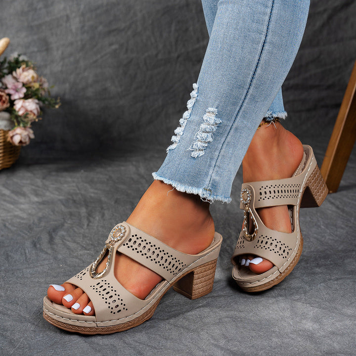 Isabella™ | Comfortable Orthopaedic Sandals with High Heel