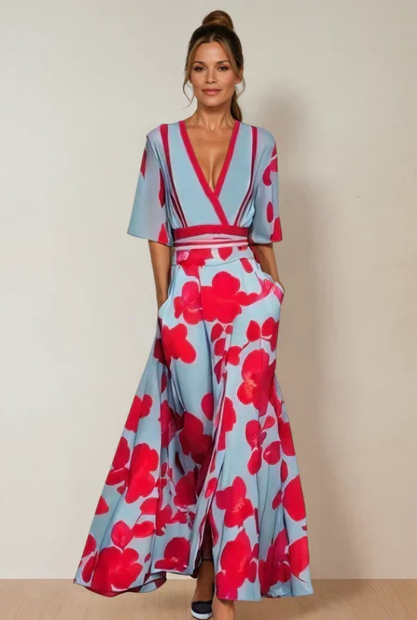 AYANA - ELEGANT SLEEVE DRESS