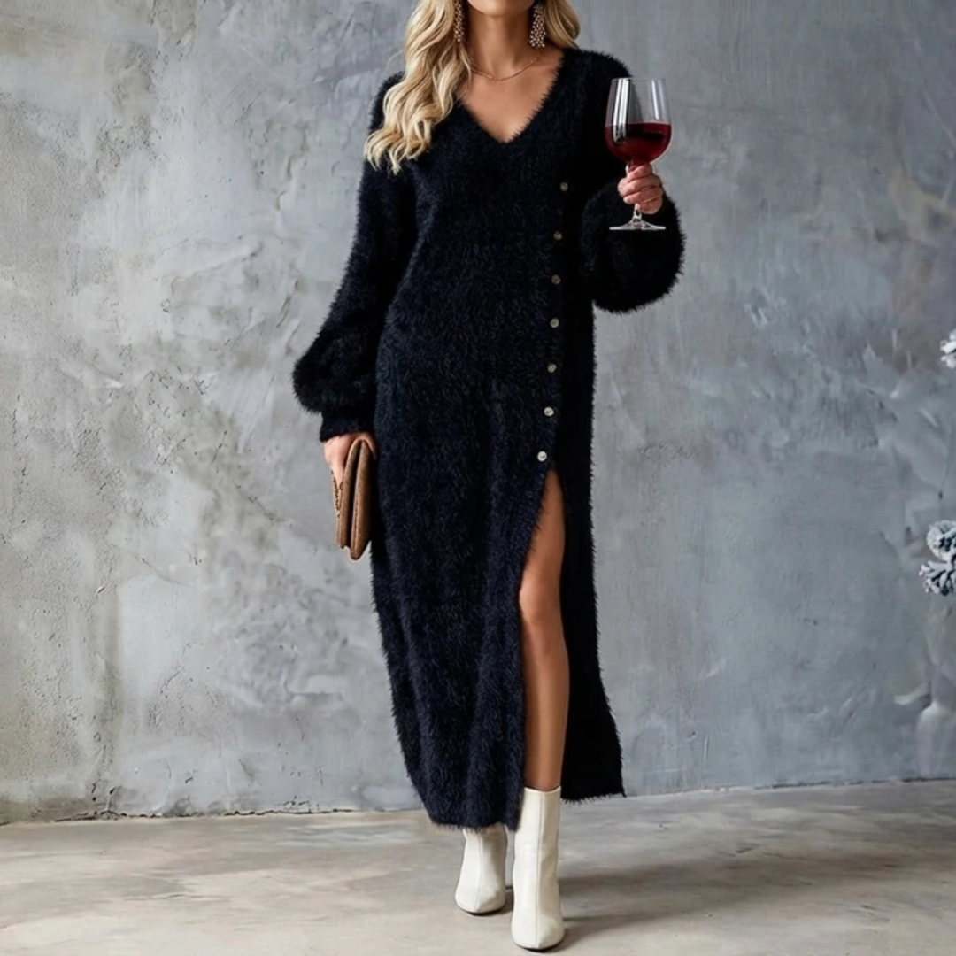 BRIELLE | Refined Knit Midi Dress