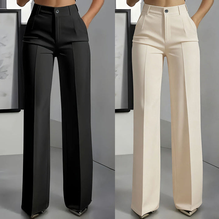 Women's High-Waisted Suit Trousers