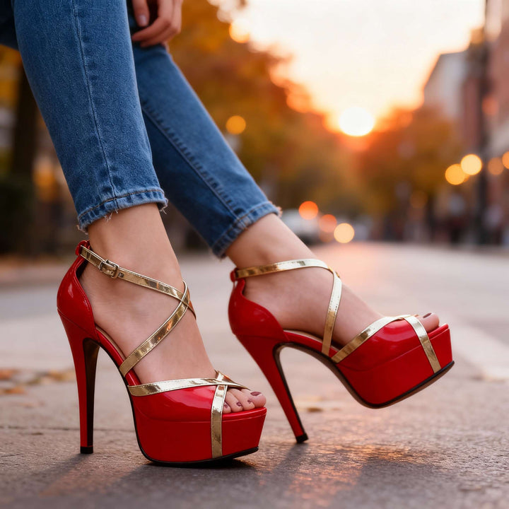 Jasmine Strap Heels