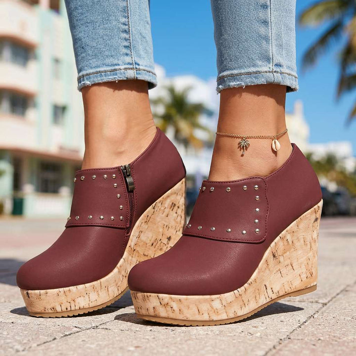 Clarissa Cork Wedges