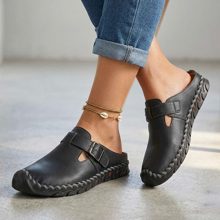 Jane Buckle Clogs