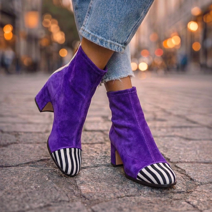 Marcella | Square-Toe Ankle Boots