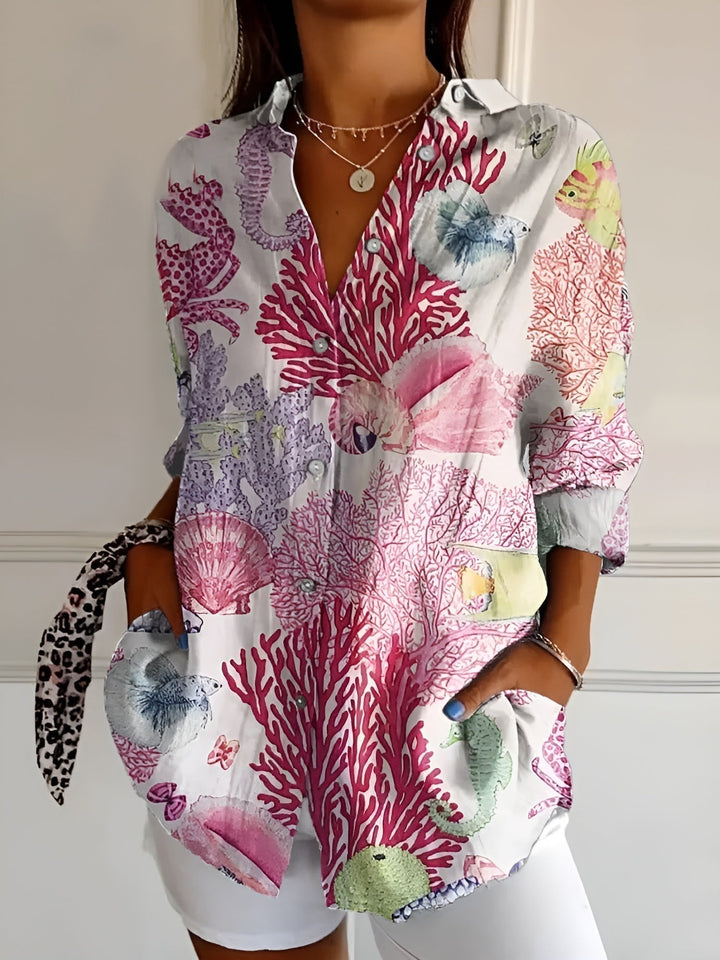 Effortless Elegance Button-Up Shirt